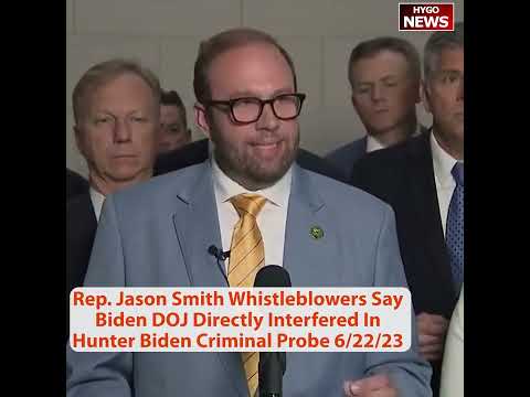 House Ways & Means: Felonies IRS Recommended Against Hunter Biden, DOJ Interfered, denied attempts