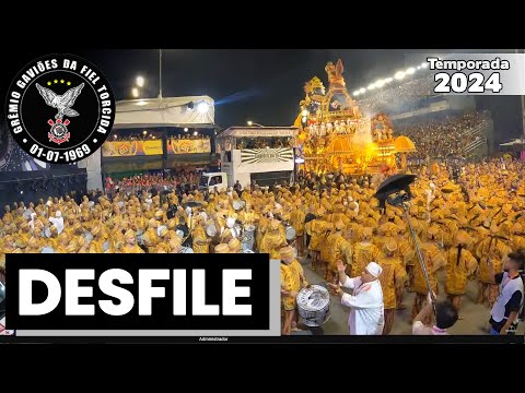 Gaviões da Fiel 2025 | Bateria no desfile oficial | Samba ao vivo - #DesfileLIGASP25