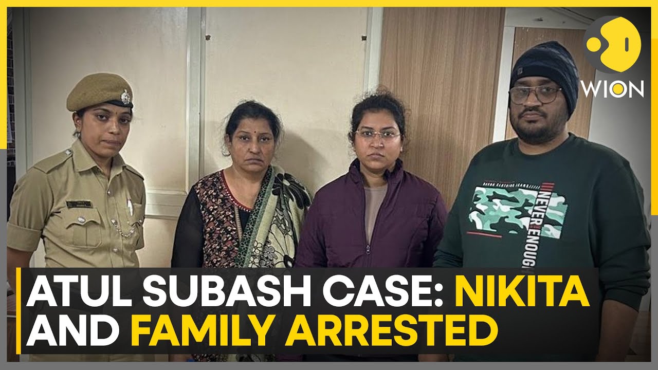 Atul Subash Case: Nikita and Family Arrested From Gurugram, Hunt For Relative On | World News | WION