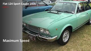 Fiat 124 Sport Coupe 1600 | Specs @BACars