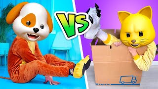 Katzen vs. Hunde | HAUSTIER-Wettbewerb! – Nachvollziehbares Musical von La La Emoji