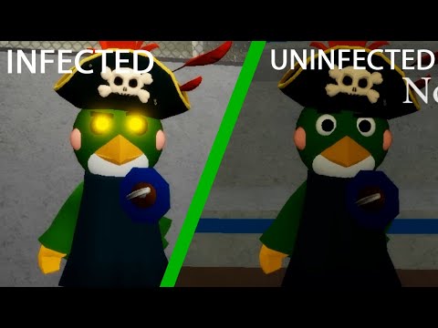 Infected Budgey, Non infected Budgey - Roblox Piggy Jumpscares