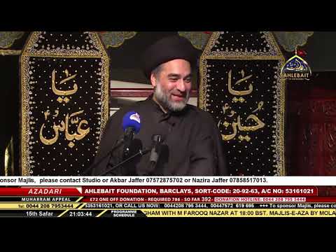 04 Majlis - Maulana Syed Ali Raza Rizvi - 15th Safar 1442 - 2nd October 2020