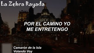 Camarón de la Isla - Volando Voy (Letra)