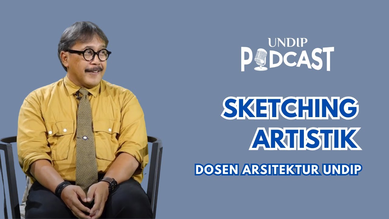 Sketching yang artistik ala Dosen Undip