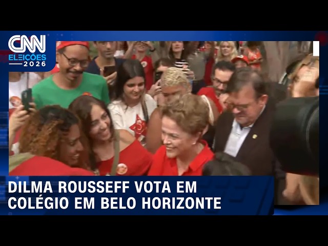 Dilma Rousseff vota em Belo Horizonte ovacionada por eleitores | CNN ELEIÇÕES