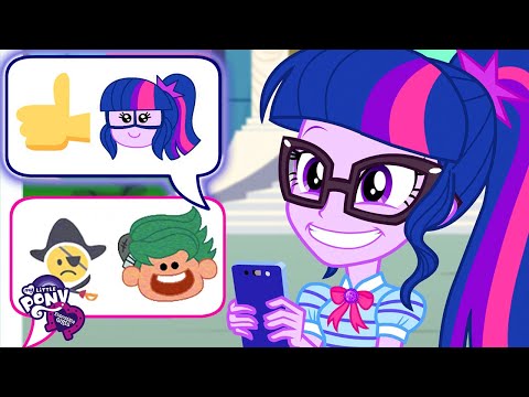 Equestria Girls | The Weirdest Text to Twilight (Text Support) | MLP EG Shorts