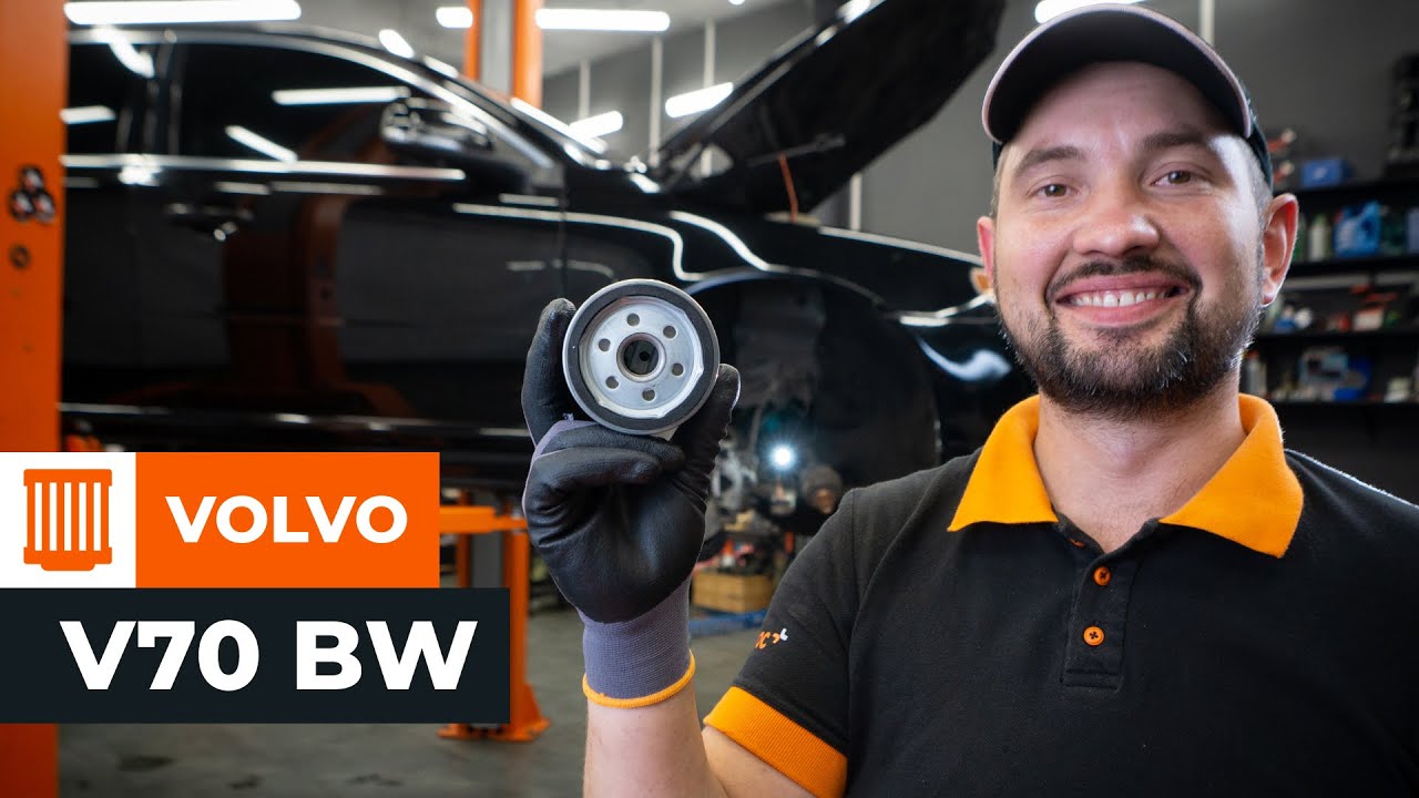 Como mudar óleo do motor e filtro em Volvo V70 BW - guia de substituição