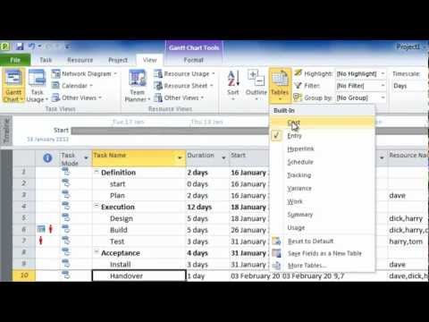 Learn Microsoft Project In 16 minutes Flat!