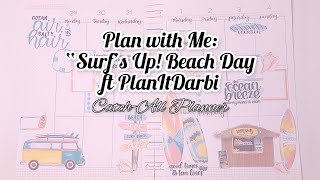 Plan with Me: “Surf’s Up Beach Day” ft PlanItDarbi // May 29th-June 4th, 2023 // Catch-All Planner