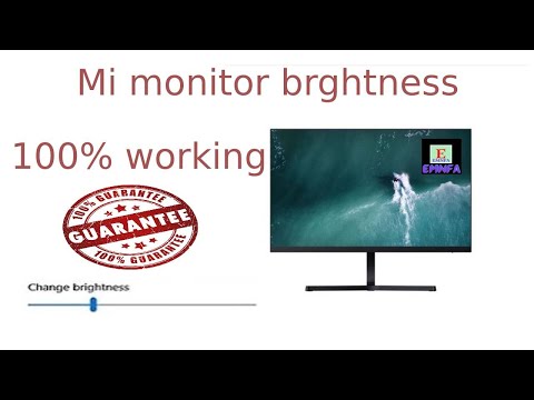 Mi monitor brightness 🔆 problem.Now 100% working.Bangla.