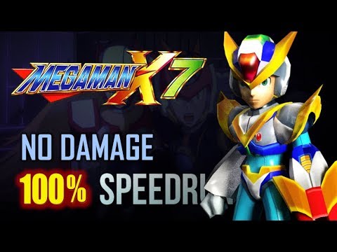MegaMan X7 100% No Damage Completion Run (Hard mode)