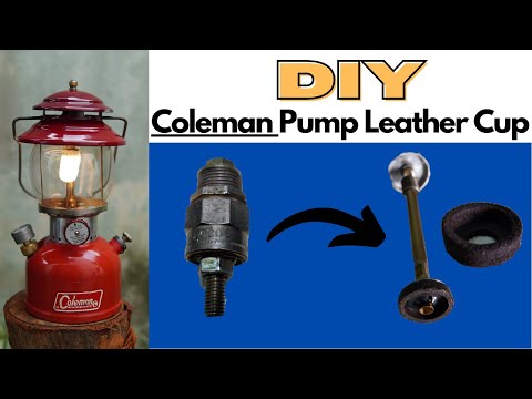 DIY | Coleman Lantern Pump Leather Cup
