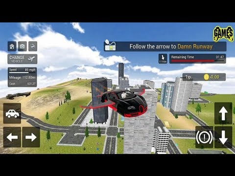 Flying Car Transport Simulator #7 (Veyro) - Android Gameplay 1080p60