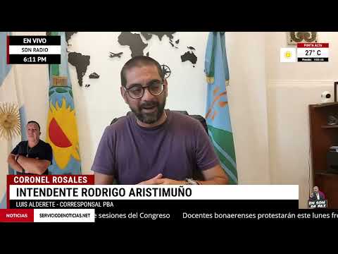 Rodrigo Aristimuño   Intendente de Coronel Rosales   Sobre el MDF del Gob  Kiciloff
