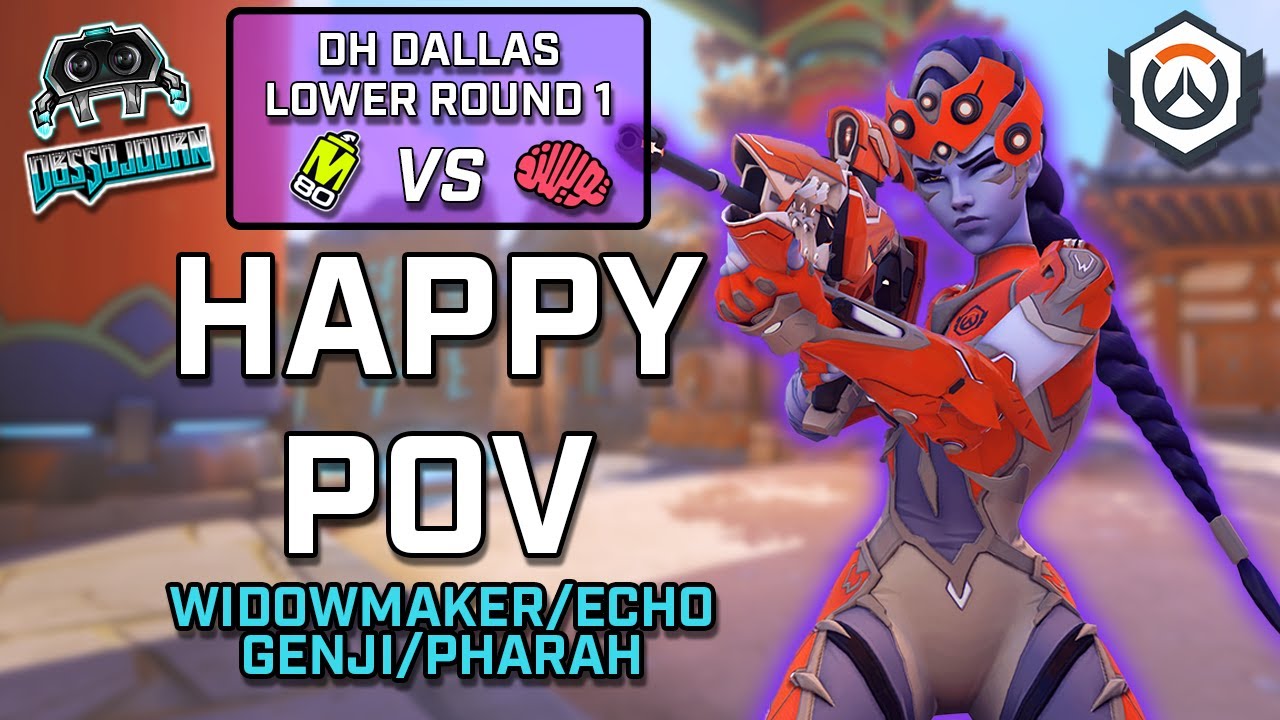 [Happy POV] M80 vs Twisted Minds - Lower Round 1 - DH Dallas OWCS