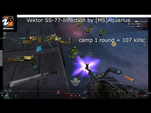 Crossfire NA: Vektor SS-77-Infection | Hero Mode X Gameplay #1 round = 107kills