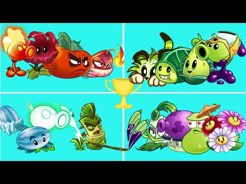 Tournament Team RED x Random 03 Team Plant - Which Team Will Win? - PvZ 2 Team Plants
