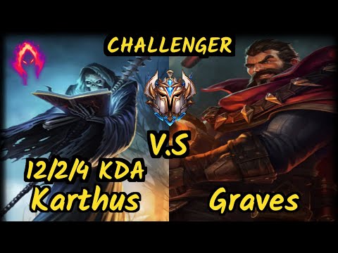 Minerva (KARTHUS) vs GRAVES - 12/2/4 KDA JUNGLE CHALLENGER GAMEPLAY - BR