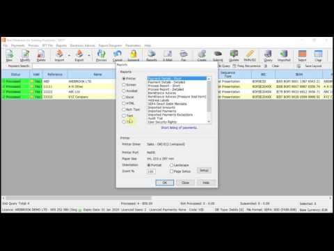 SEPA SDD - DEFT 06 - Manually select DDs for processing