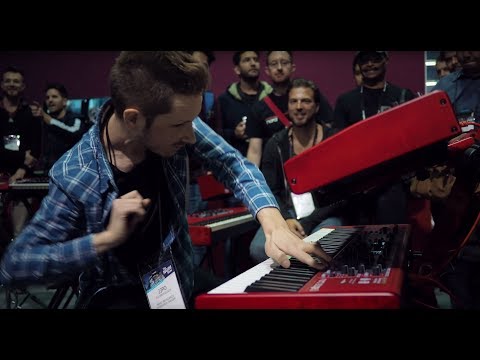 Nord at NAMM 2019: Julian "J3PO" Pollack feat. Lenny "The Ox" Reece and Antoine Katz