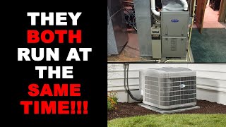 Heat and Cooling Running at the Same Time