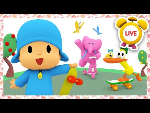 🛴 Ein toller Roller 🛴 | CARTOONS und KINDERLIEDER für KINDER | Pocoyo LIVE auf Deutsch