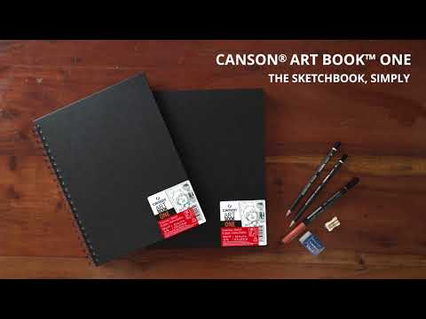 Tekenboek Canson Art Book One 27.9x21.6cm 100gr 80vel spiraal