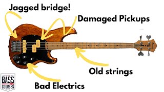 Video thumbnail for Part 1 -1982 Ibanez Roadster PRE MODIFICATION (Great Bass, Terrible Sound!) by Dan Hawkins Bass Lessons