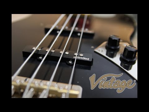 Vintage VJ74 Icon Bass - Distressed Black image 21
