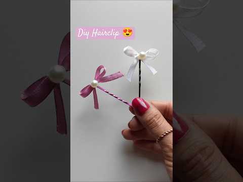 Make Your Own CUTE Ribbon BOW HAIRCLIP!