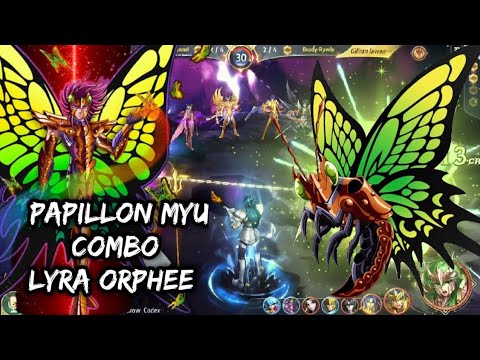 Papillon Myu Combo Lyra Orphee - Saint Seiya Awakening