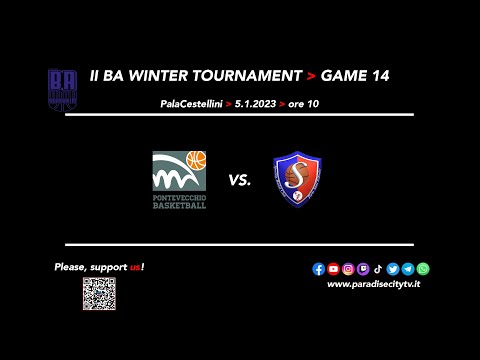 Highlights 2° BA Winter Tour. 2023 - Game 14 - FINALE 2 - Pontevecchio Bk vs. Sp. Porto Sant’Elpidio