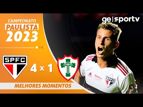 Gols e lances de São Paulo x Portuguesa