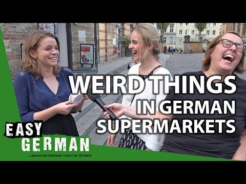 13 weird things in German supermarkets | Easy German 262