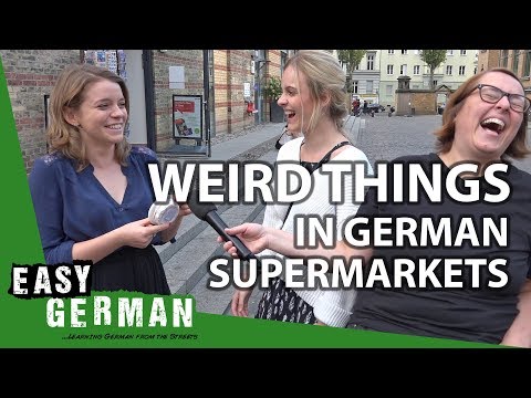 13 weird things in German supermarkets | Easy German 262 Video