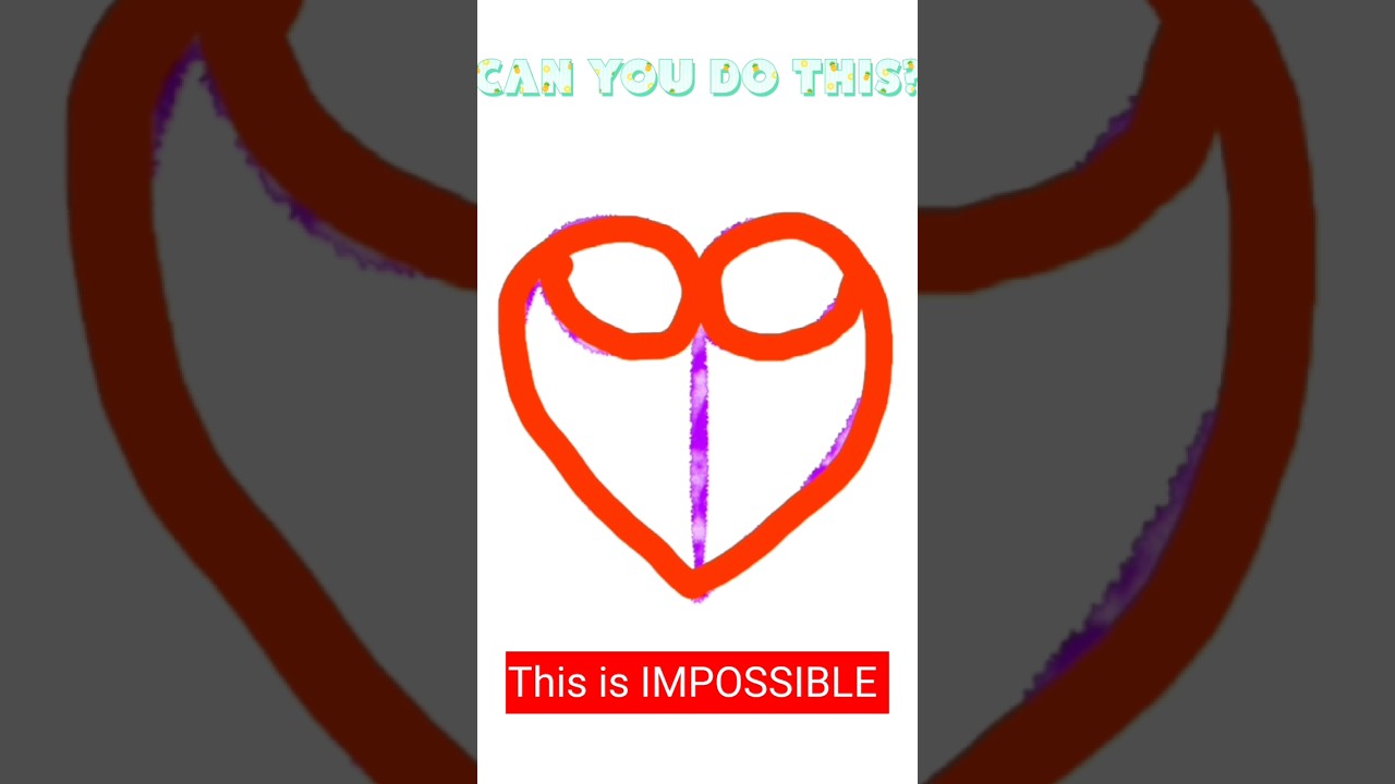 This is IMPOSSIBLE | Impossible drawing Challenge | Can you do this? | #impossible #drawing