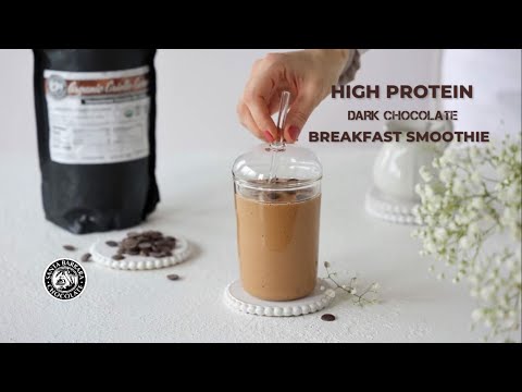 High Protein Dark Chocolate Breakfast Smoothie