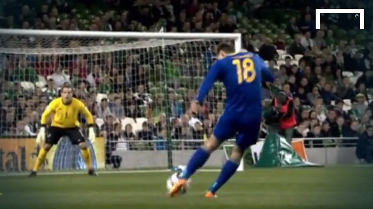 Fantastic strike from Shomko - Ireland vs Kazakhstan