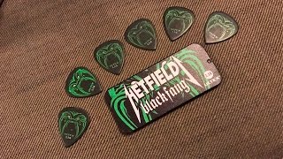 Video thumbnail for James Hetfield BlackFang Guitar Picks by Rudy Gardea
