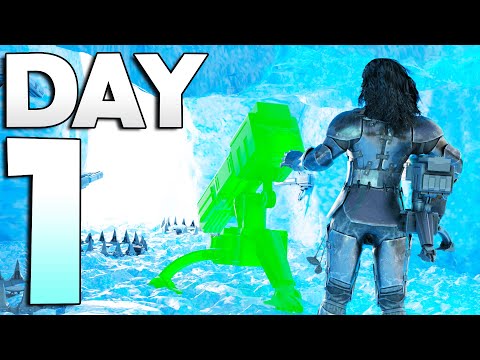 How a 15,000 Hour DUO Claims Ice Cave on DAY 1! - ARK: Survival Ascended