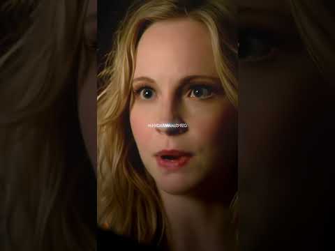 Rebekah and Caroline has an intense moment 😏😘 #thevampirediaries #carolineforbes #rebekahmikaelson