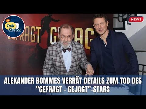 Alexander Bommes verrät Details zum Tod des "Gefragt – Gejagt"-Stars