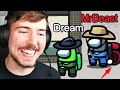 1 Hour of Mr Beast Playing AMONG US!! (Dream,LazarBeam)