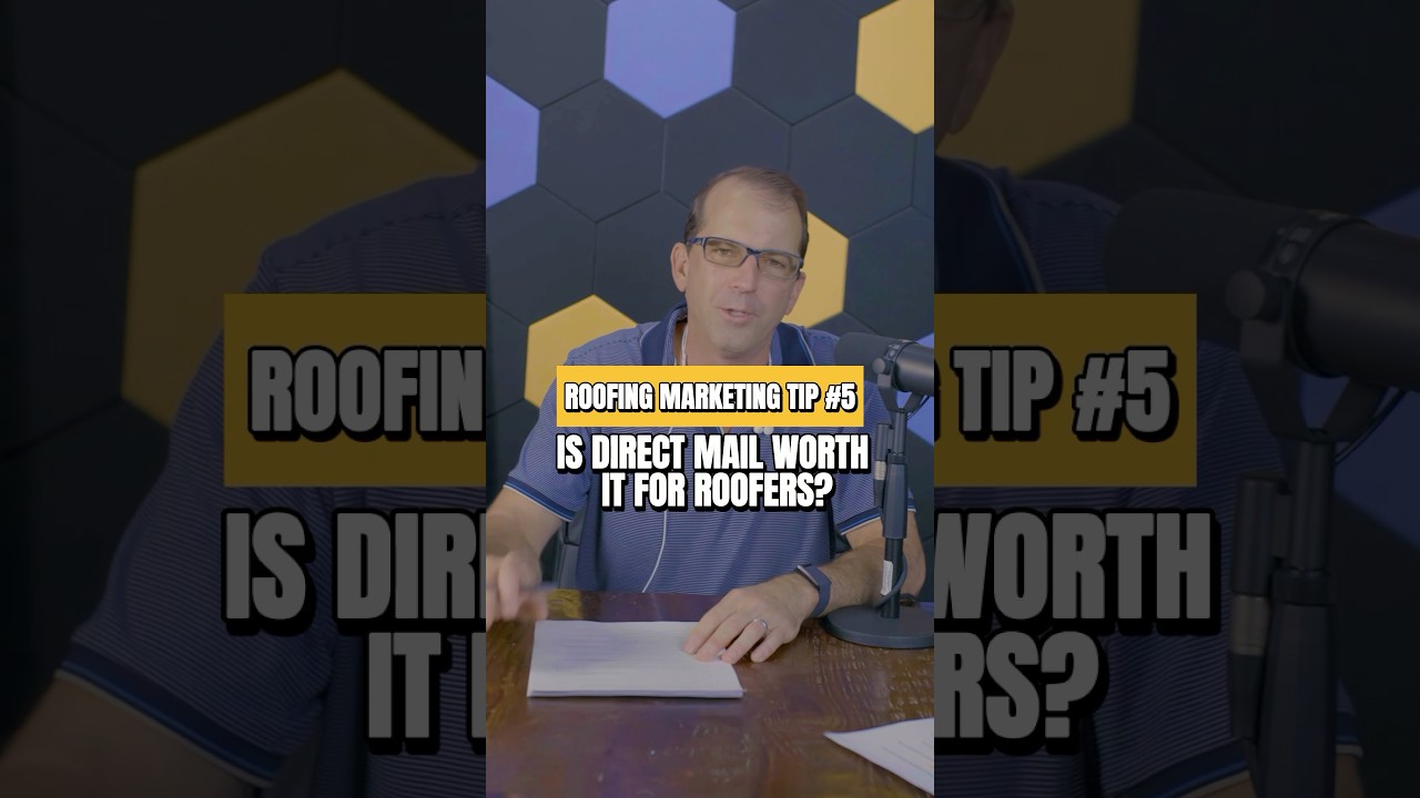 Tip 5 for Roofers:Direct mail vs. digital marketing for roofers #roofingleads #brandbuilding #seo