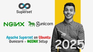 Download the video "Complete Apache Superset Production Setup on Ubuntu | Gunicorn + NGINX + Logs Explained | HINDI"