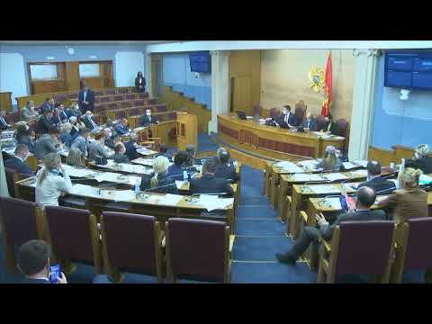 Nastavak Treće sjednice   i nastavak Prve - konstitutivne sjednice Skupštine Crne Gore 17.12.2020.
