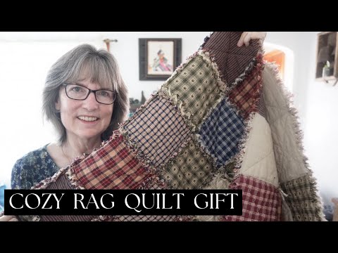 Make a Rag Quilt with Homespun Fabric: A Special Gift