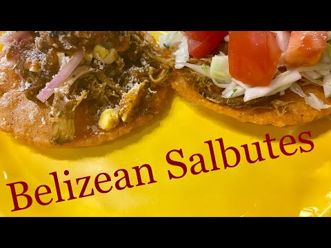 Belizean Salbutes prepared in two different styles