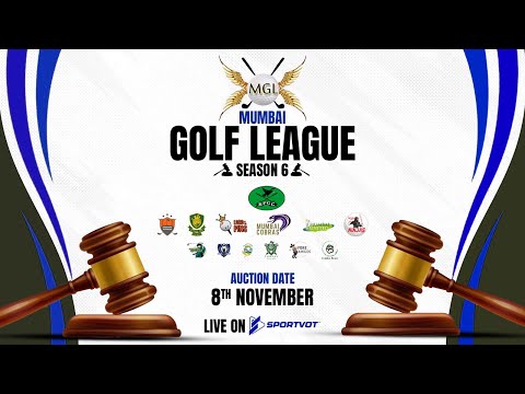 Mumbai Golf League | Season 6 Auction | LIVE on SportVot – Don’t Miss the Action